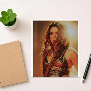 Shakira 8x10 Photo Shakira Live in Concert Golden Poster